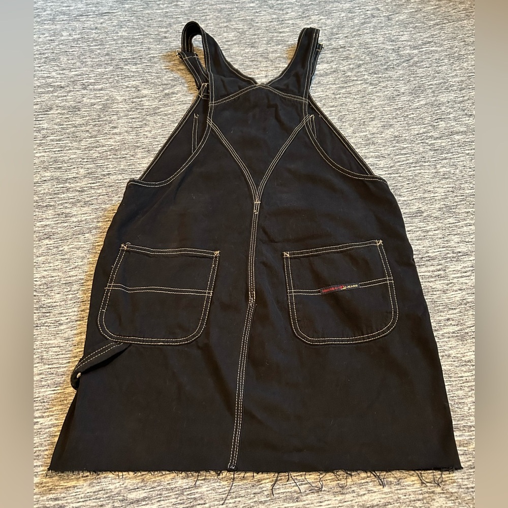 Union Bay Black Denim Overall Skirt - Picture 2 of 6